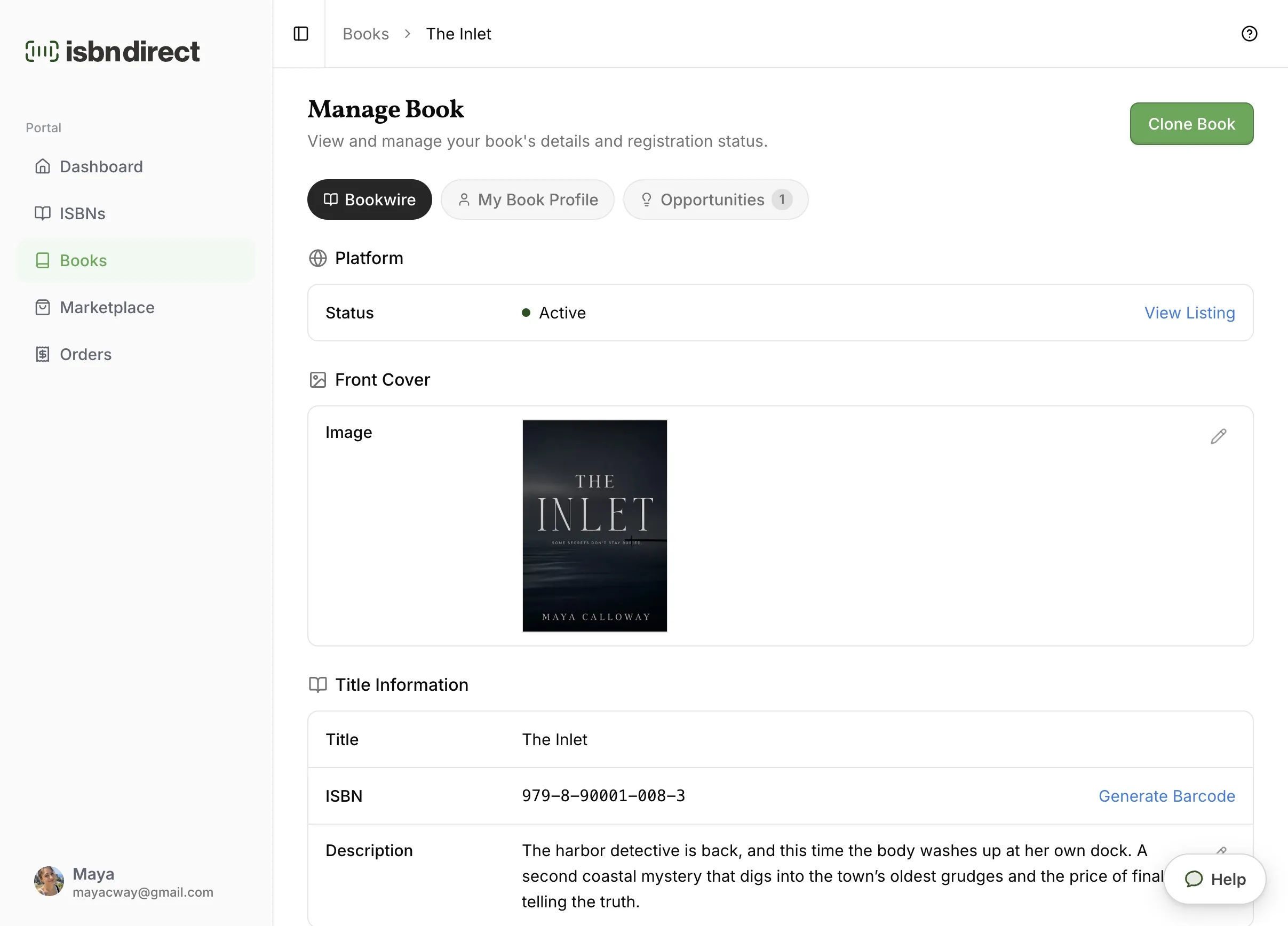 Add your book to trusted databases