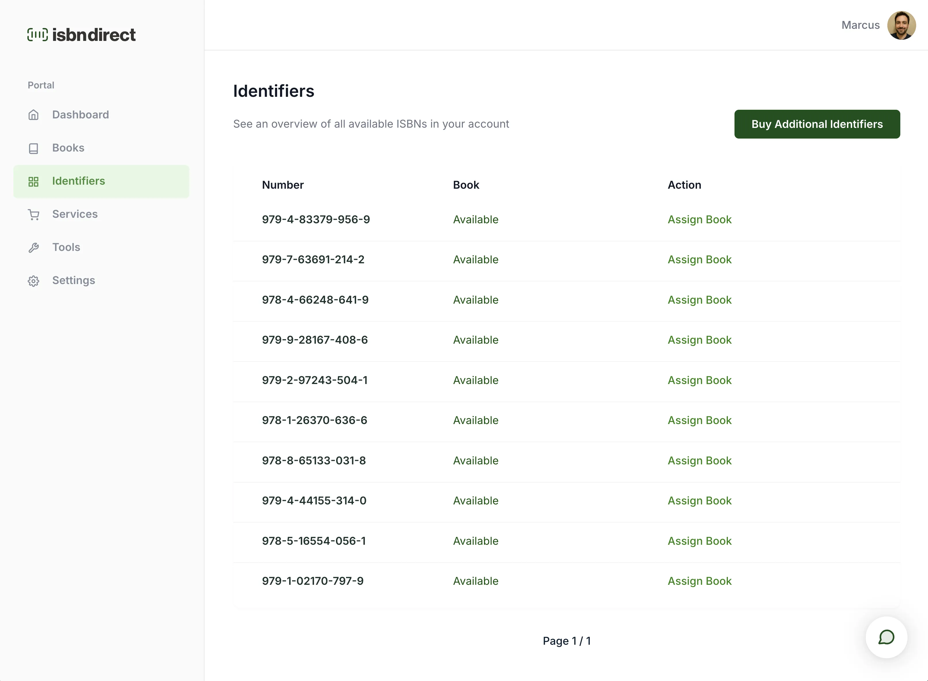 Instantly Access Your ISBNs