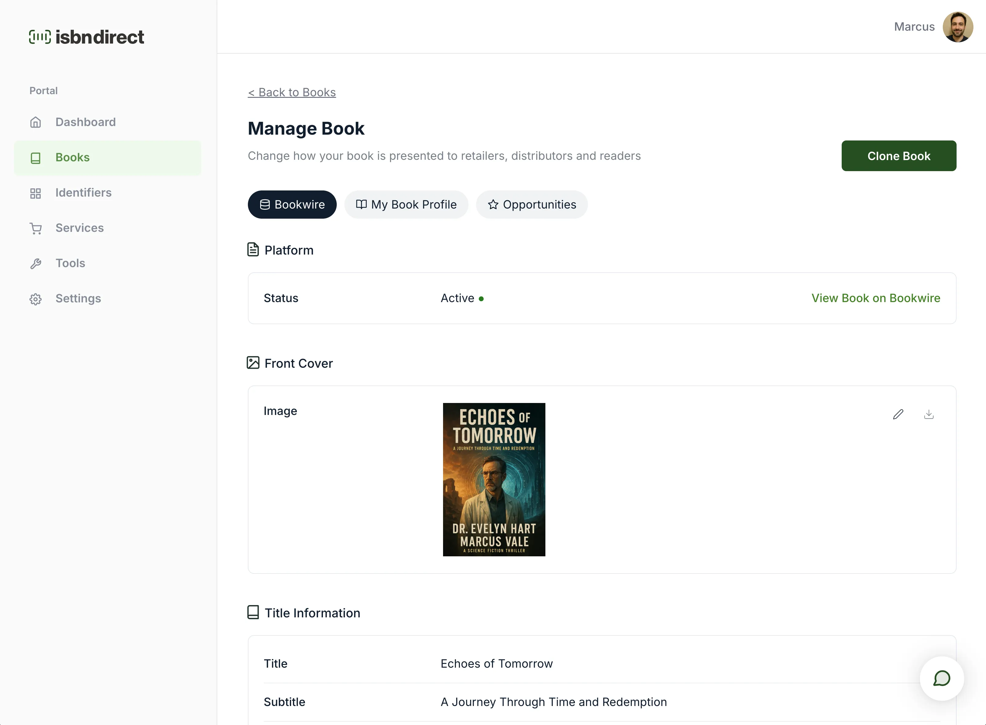 Add your book to trusted databases
